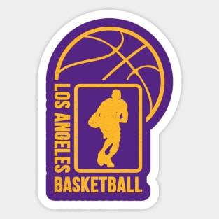 Los Angeles Basketball 03 Sticker